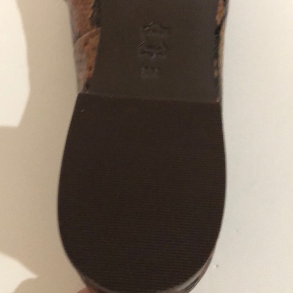 Tory Burch Gemini Link Snake Embossed Loafers NEW - Picture 7 of 8